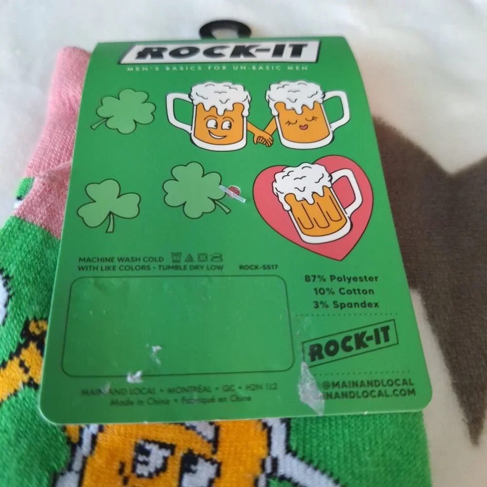 Novelty Wish You Were Beer Unisex Socks Funny Cute‎ Partner Spouse Gift Love